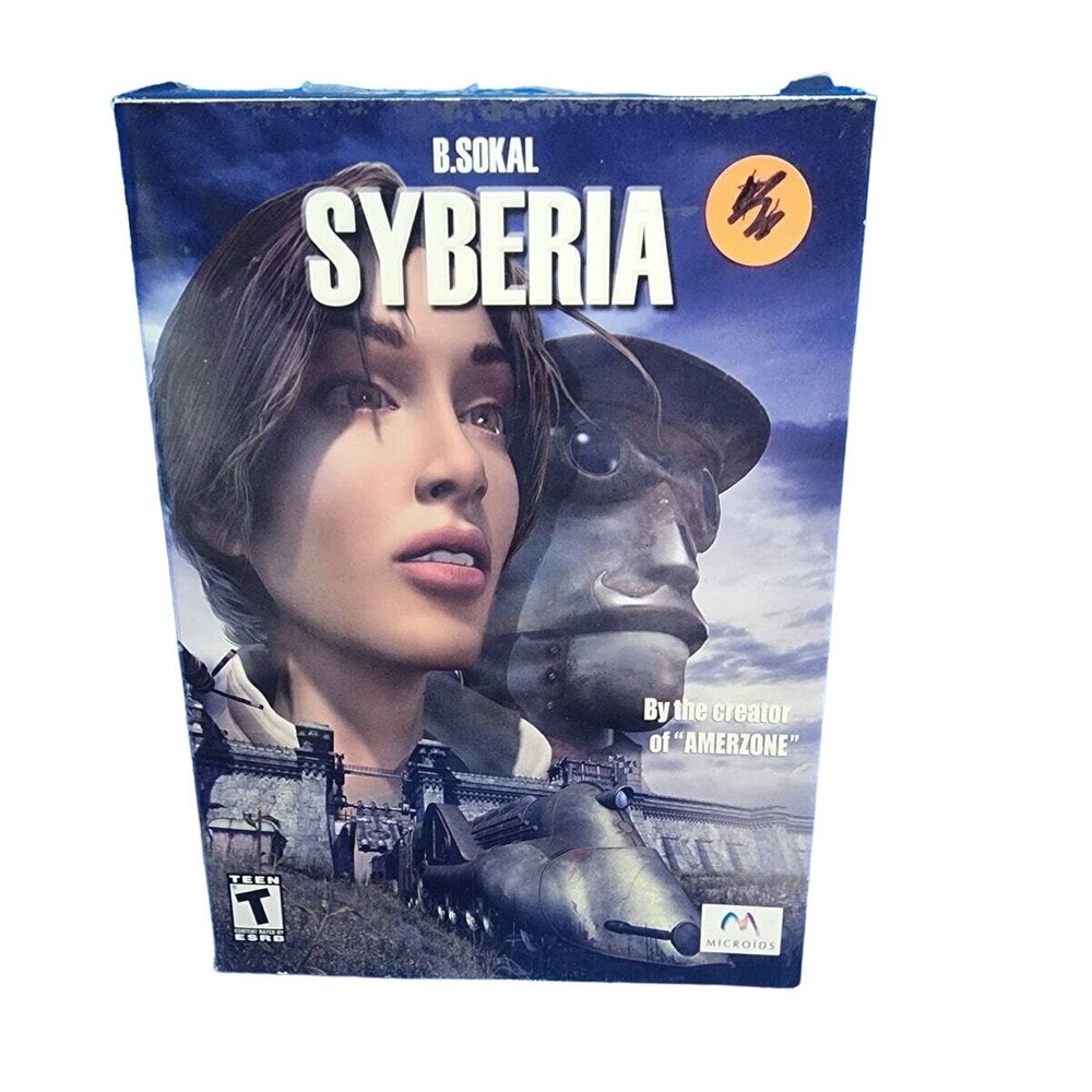 Syberia‎ Vintage PC game Original Box - Retro Windows 98 XP ME